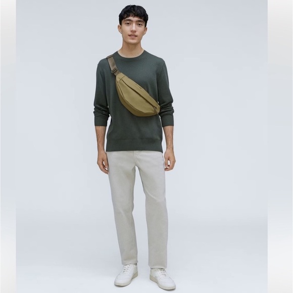 Everlane The Renew Transit Fanny Pack Nutria / Beech Green Color - Picture 2 of 9